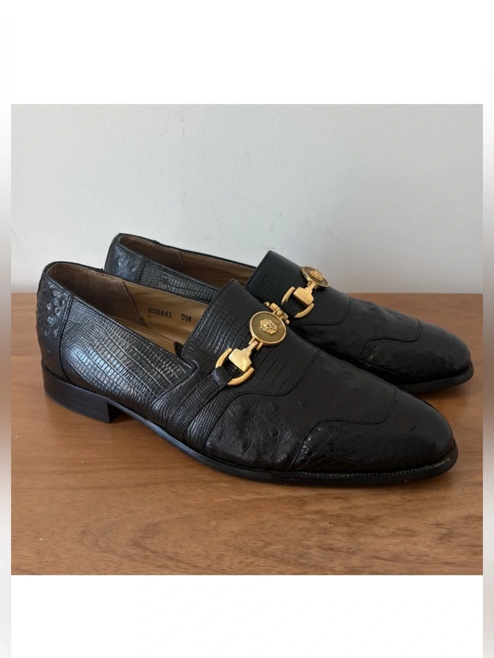 Giorgio Brutini Private Collection Genuine Snake Skin Loafers 9M